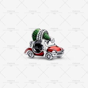 Pandora Festive Car & Christmas Tree Charm|Pendant